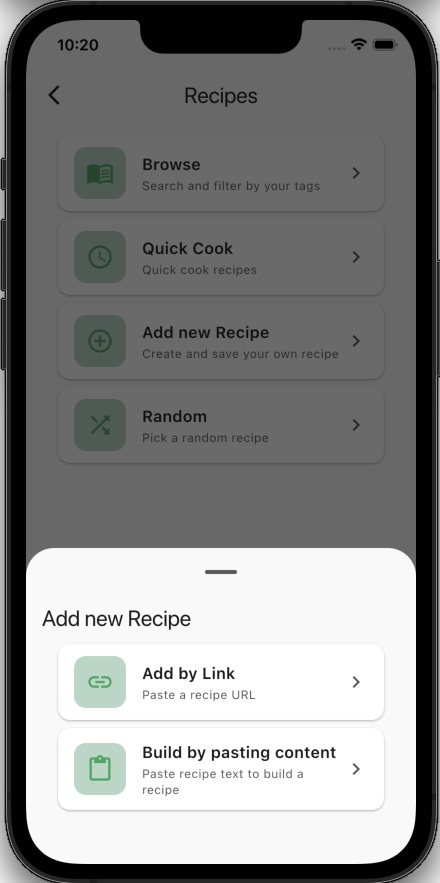 Recipe Management